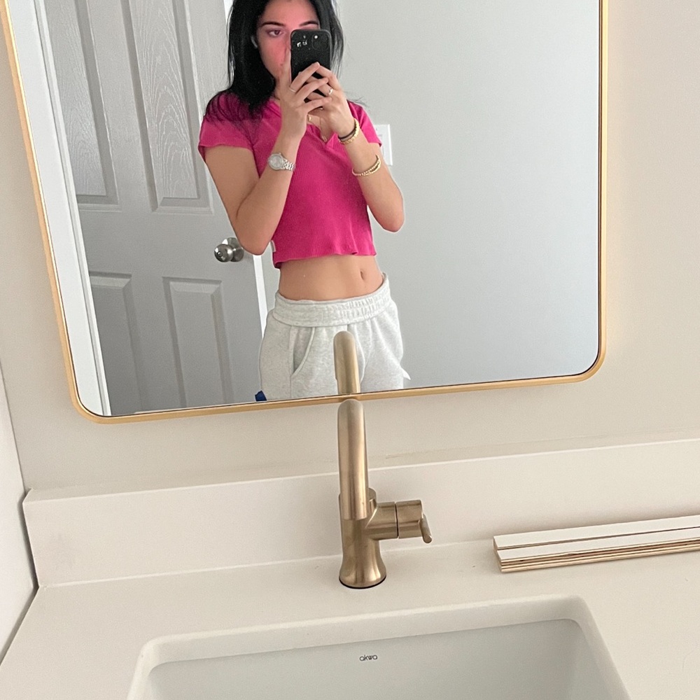 Calvin Klein Pink Crop Top